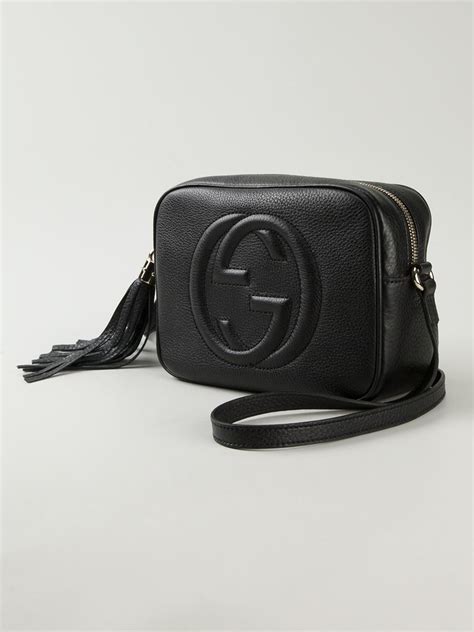 black gucci crossbody bags|gucci small black crossbody bag.